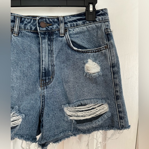 O’Neill Distressed Denim‎ Shorts Size 29 - Picture 2 of 7